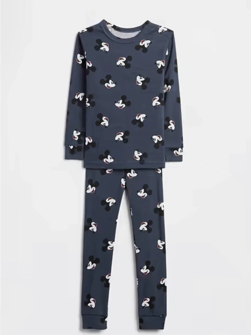 GAP Kids Disney Mickey Mouse Organic Cotton Pajamas Size 4